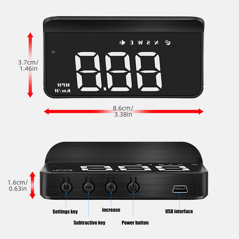 Holographic Car Speedometer Windshield Speed Projector Windshield Speed Projector Gps For Car Heads Up Display Hud Car