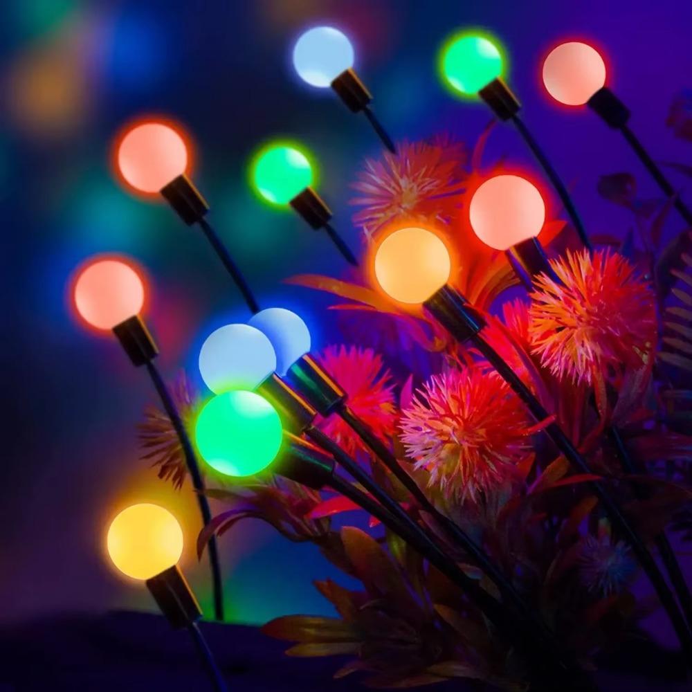 10/8/6 LED Multicolour Solar Mushroom Light Waterproof Warm LED Solar Garden Light Outdoor Decoration Lamp for Villa Garden Courtyard Park