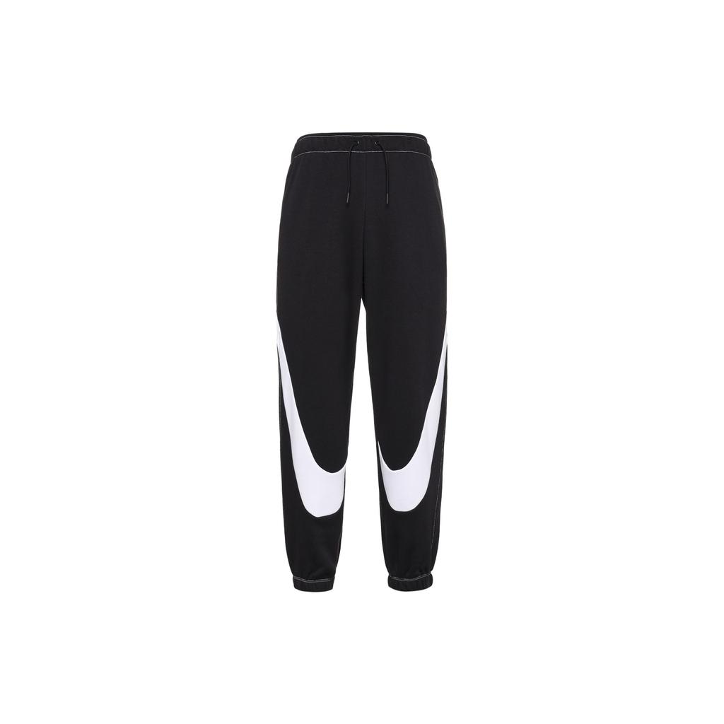 Nike Sportswear Women's Big Swoosh Fleece Joggers Black White For Women DD5583-010