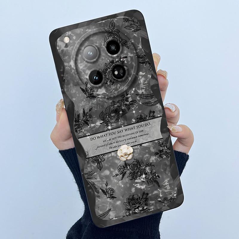 For Infinix Zero 40 4G 5G Phone Case X6861 X6860 Cover Fashion Simplicity Oil Painting Floral Soft Silicone Shell Zero40 Fundas