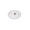 White Black NH36A English Date Wheel Dial Fits for NH36A Automatic Movement Crown at 3.0 or 3.8 Oclock Watch Date Week Wheel