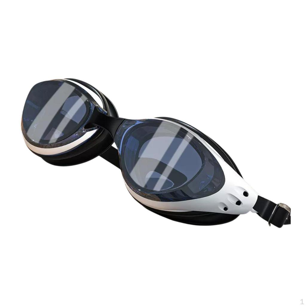 Swimming Goggles Anti Fog Portable Comfortable for Men Women with Nose Piece