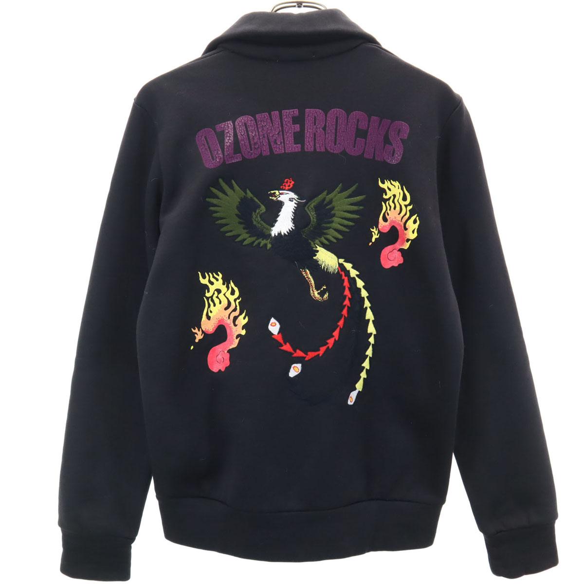 

OZONE ROCKS сделано в Японии Удар в спину_ Высокий воротник Куртка на молнии S Начес сзади Женская Б/у