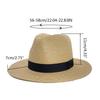 Manual Crochets Sunshades Straw Hat Ladies Anti-uv Fisherman Sandy Straw Weaving Hat Seaside On Summer Travel Sun Hat