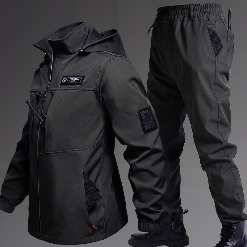 Luxury Training Suit Men Men's Sports Suits Tracksuit Sports Suit Man Clothes Waterproof Windproof and Warm Assault Suit