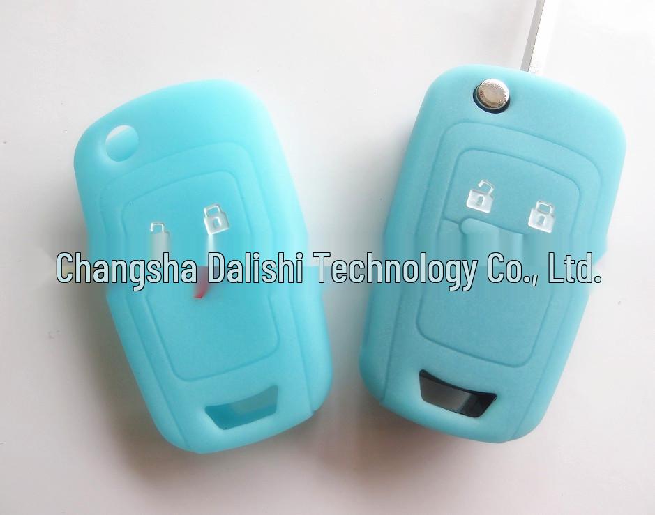 Silicone Key Cover for 3-Button Chevrolet Remote - Multi-Color Protective Shell.