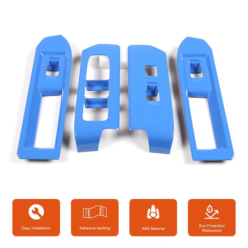 ABS Carbon Fiber For Toyota Tacoma 2024-2025 Central Control Trument Panel Steering Wheel Door Handle Interior Accessories