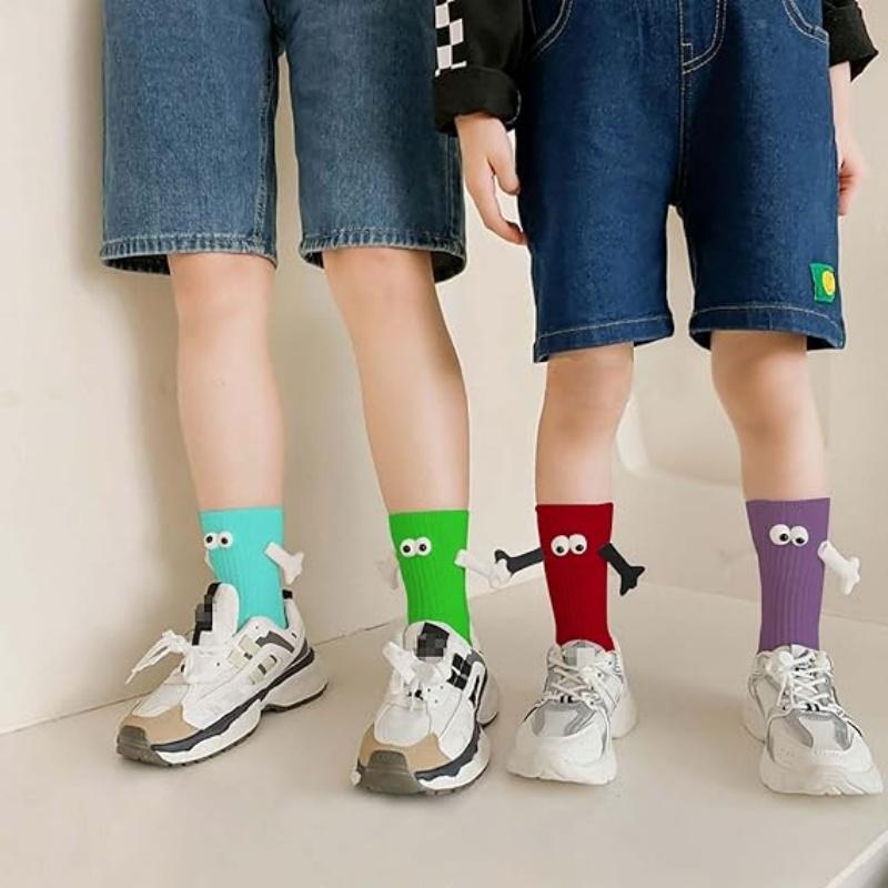 Funny Magnetic Holding Hands Socks, Novelty Socks, Couple Socks, Halloween and Christmas Gifts