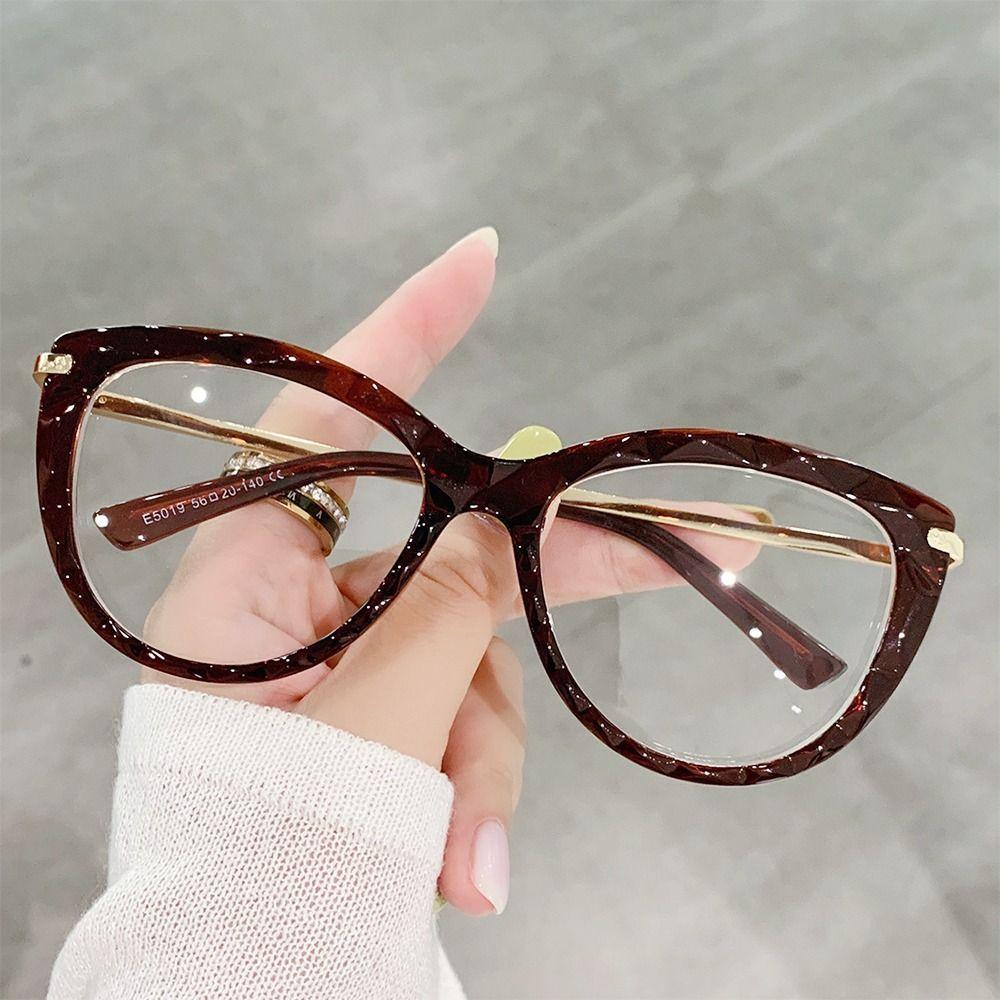 Reading Glass Oversized Eyeglasses Durable Anti-Blue Light Glasses Women Computer Goggles Ultra Light Frame Glass