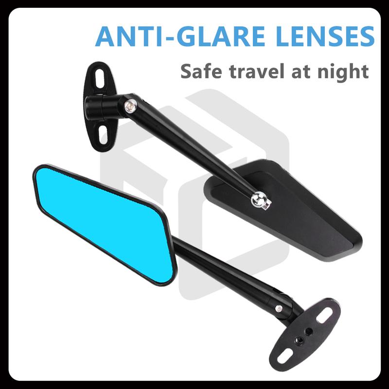 Racing Motorcycle Rearview Mirror for Aprilia RS50 / RS125  / RS660 / RS457 / RSV4 Has Anti-glare Function CNC Aluminum Alloy