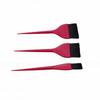 Pinceau de coloration pour cheveux à long manche contrôle précis pinceau de coloration capillaire pour débutants professionnels Rosé Sanguin Lot de 3 pièces