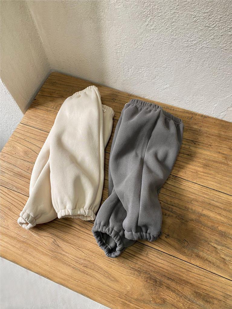 Baby Herbst Winter Fleece Sweatshirt & Bloomers Set - Unisex Sportbekleidung