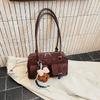 Damen Tasche Retro Nische Handtasche Herbst Koreanische Version Modische Achseltasche Große Kapazität Pendler Umhängetasche