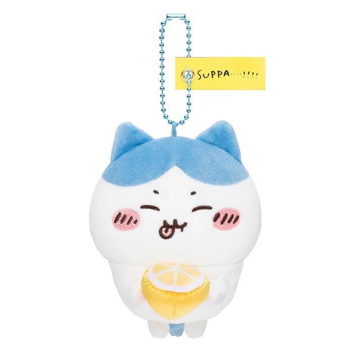 Chikawas Plush Toy Super Cute New Sour Lemon Series Pendant Cute Cartoon Hachiware Usagi Backpack Pendant Girl Gift