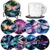 8Pcs Diamond Painting Coasters Animals Diamond Art Painting Kits DIY Diamond Art Coaster Diamond Art Crafts for  Adults Gift