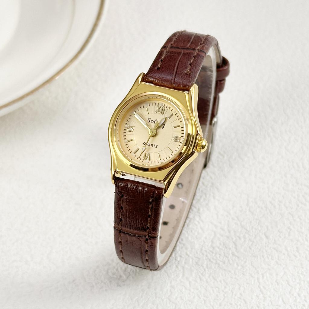 Luxury Small Dial Girl Gift Quartz Watches Simple Student Fashion Temperament Wristwatches Ladies Watches Dropshipping Clock
