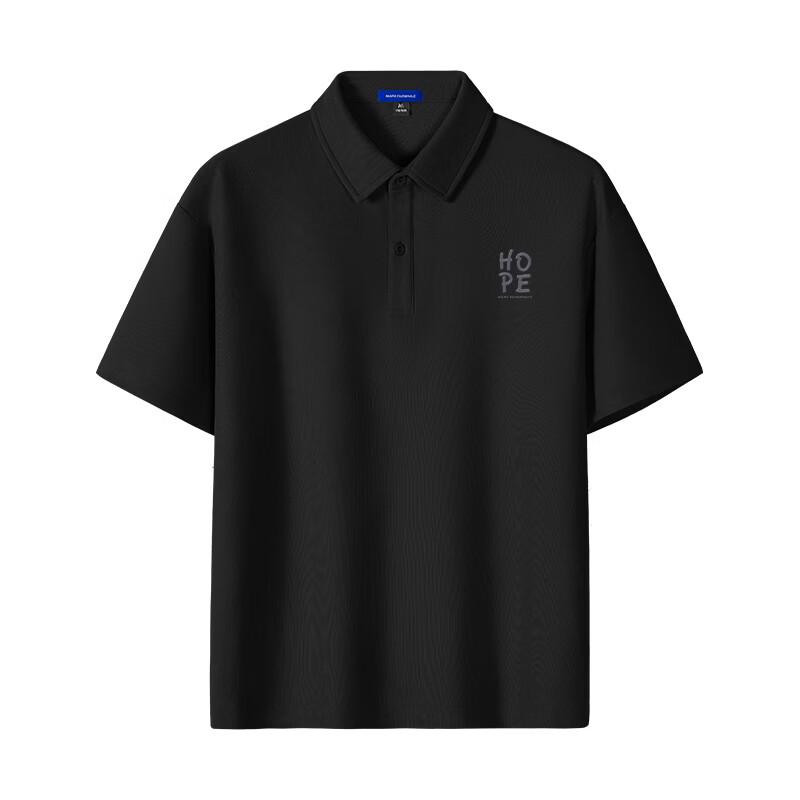 MARK FAIRWHALE Men's Breathable Short Sleeve Polo Shirt