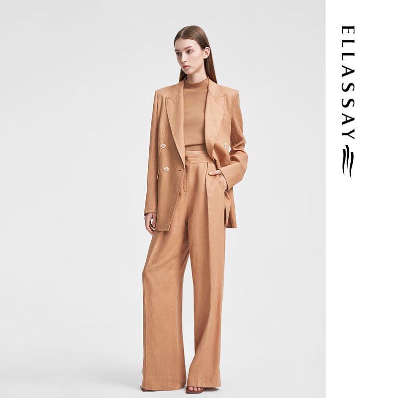 ELLASSAY Women's Slim-Fit Semi-High Collar Knit Top