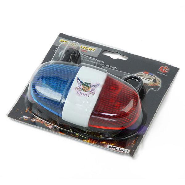 Buy 1pc Electric Bicycle Horn Bicycle Bike Police Car LED Light