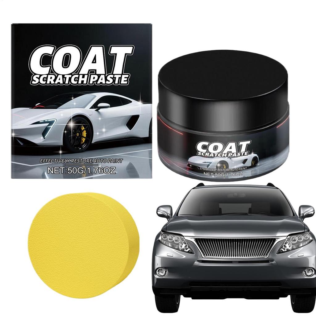Car Scratch Repair Cream Gentle Safe Compact Automotive Detailing Polish Cream Car Paint Scratch Polishing Waxing Kits for