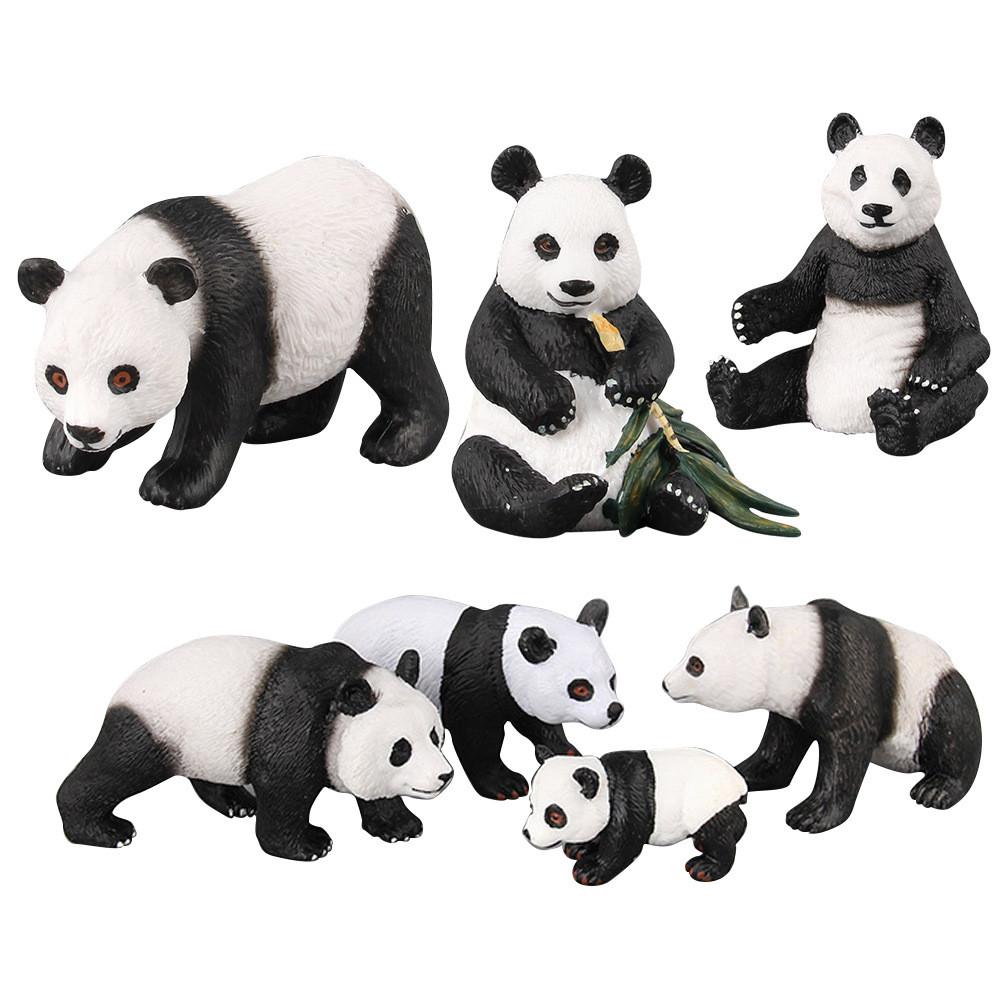 Wildtier Zoo Spielzeug Mit Realistischen Panda Figuren Für Kinder Pädagogisches Spielen