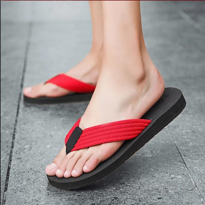 Fashion Fashion Beach Flip Flops Summer Men Flip Flops Shoes Sandals Open Toe Slipper Indoor & Outdoor Flip-flops 38-45 Male Shoes