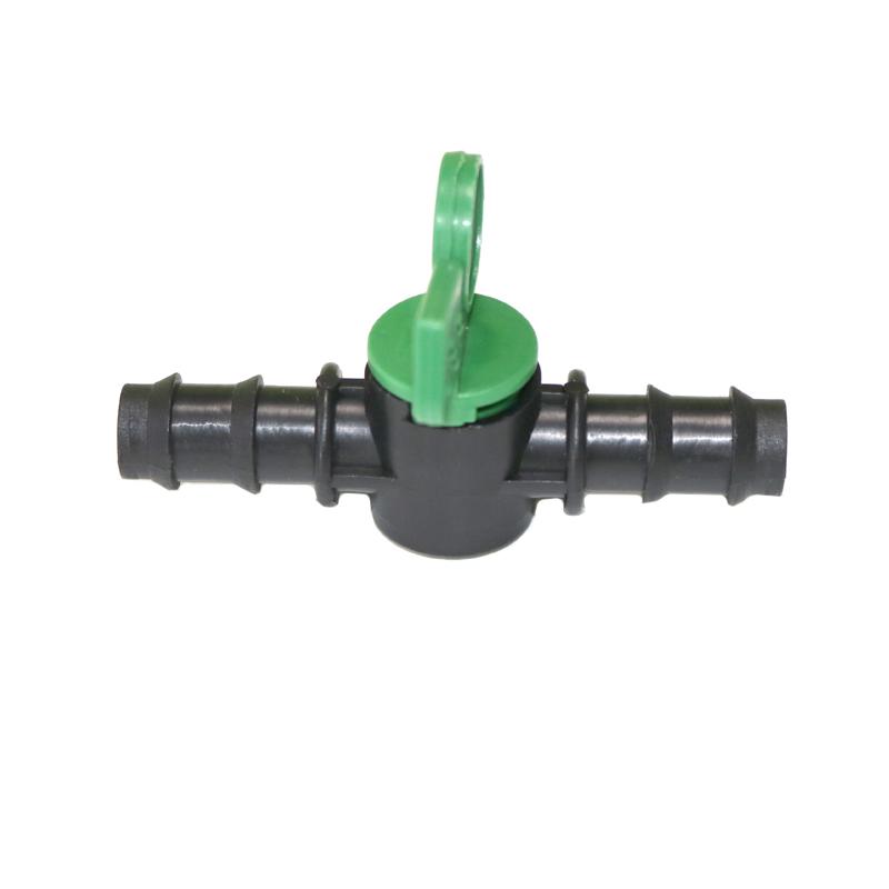 5 Pcs New Valve With Double Barb Irrigation Water Flow Control Hose Connection Size 13mm Used To Homebrew Drip Irrigation System