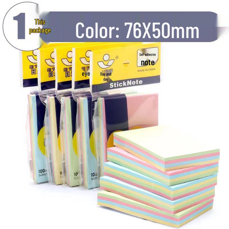 Portable Sticky Notes Memo Pad - Reusable Convenience Office Supplies