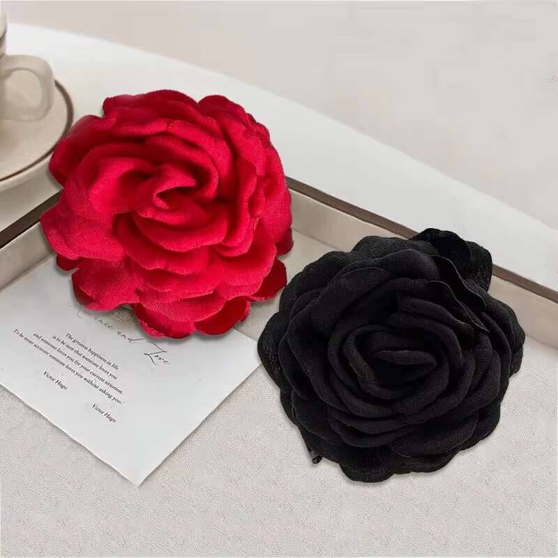 9cm Große Blume Haarspangen Französische Krallenklemme Für Frauen Haarschmuck Koreanisch Hinterkopf Haarklammer Mädchen Geschenke