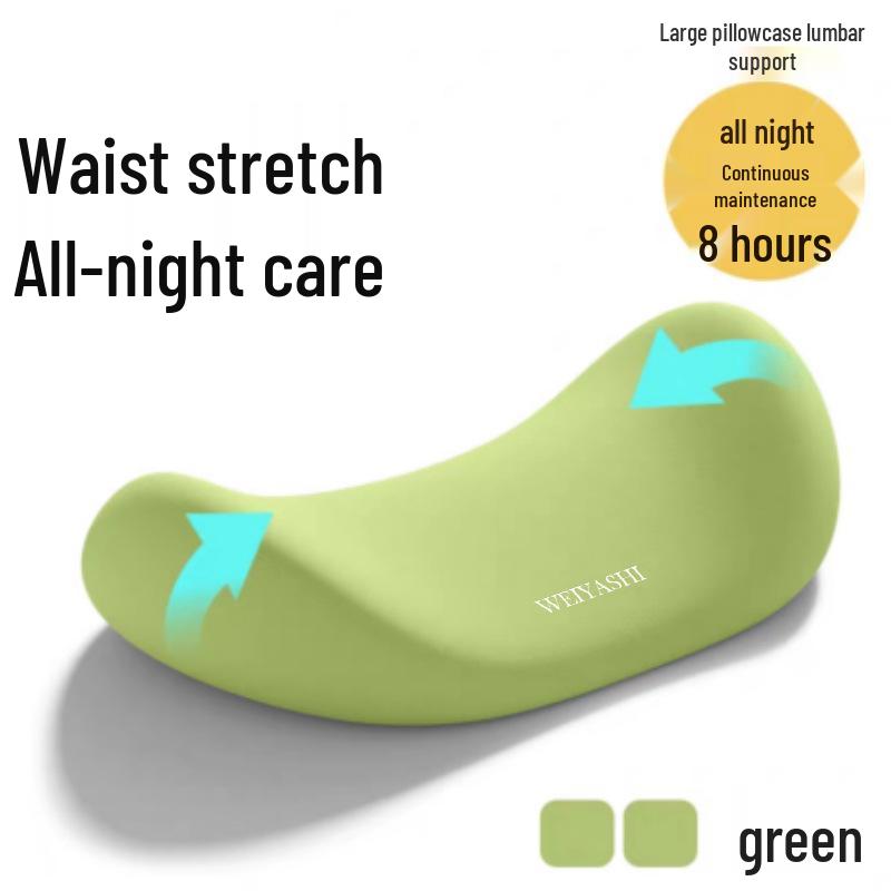 Lumbar Support Pillow for Sleeping - Specially Designed for Lower Back & Spine Alignment