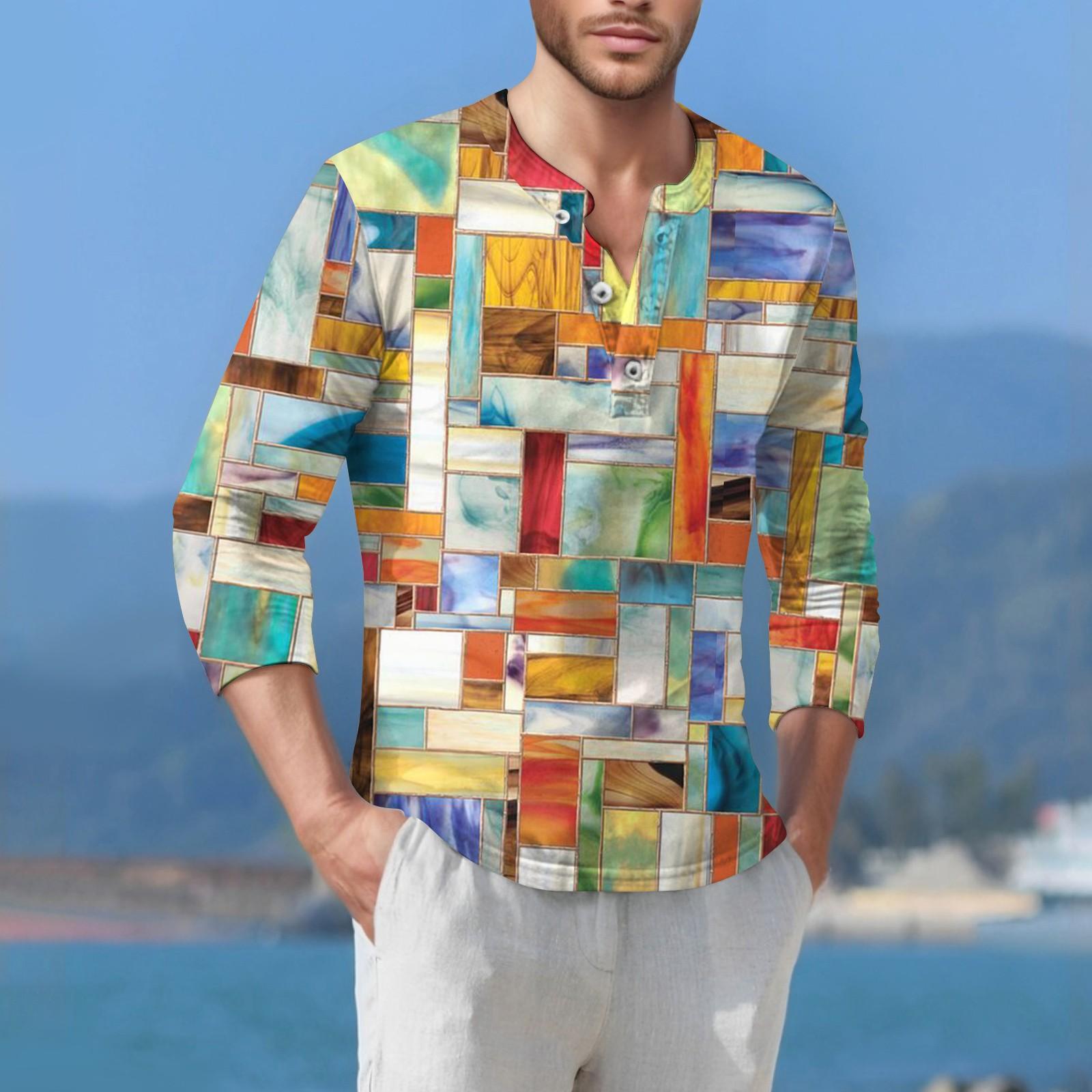 

Мужская футболка уличная повседневная мода с длинными рукавами L зелёный