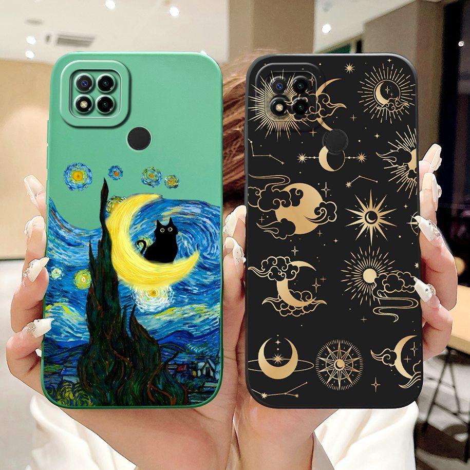 For Xiaomi Redmi 9C NFC Case For Redmi 10A Sport Cover Fashion Flower Fundas For Redmi 9 Activ 9C Anti-Drop Soft Silicone Bumper