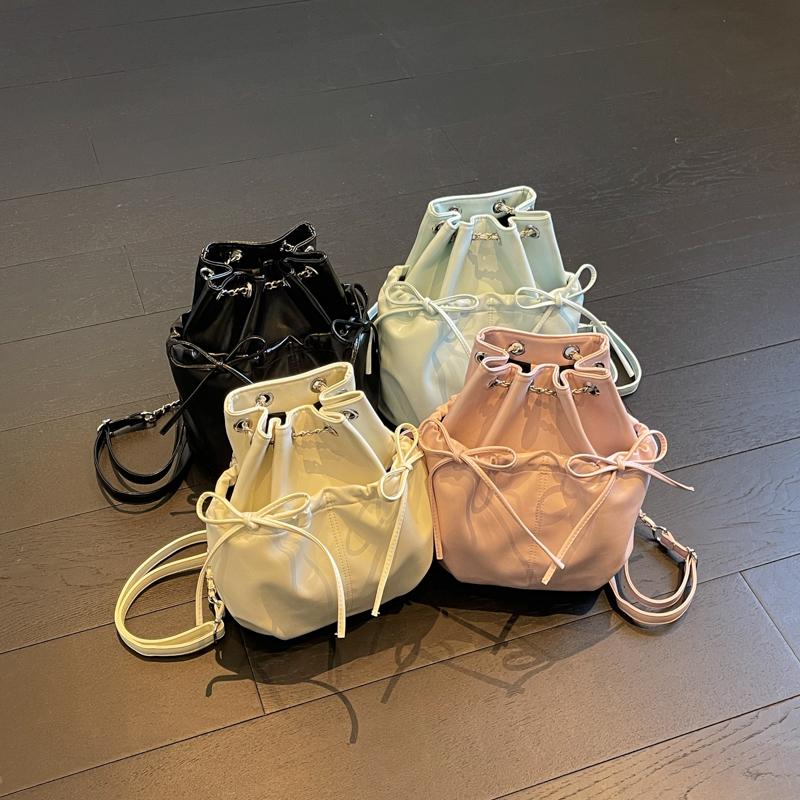Chain Backpack Women's Shoulder Bag Multi-function Bucket Bag