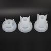 3pcs 3D Silicone Candle Holder Mold Round Stable Base Easy Demold DIY Candle Holder Making Mold