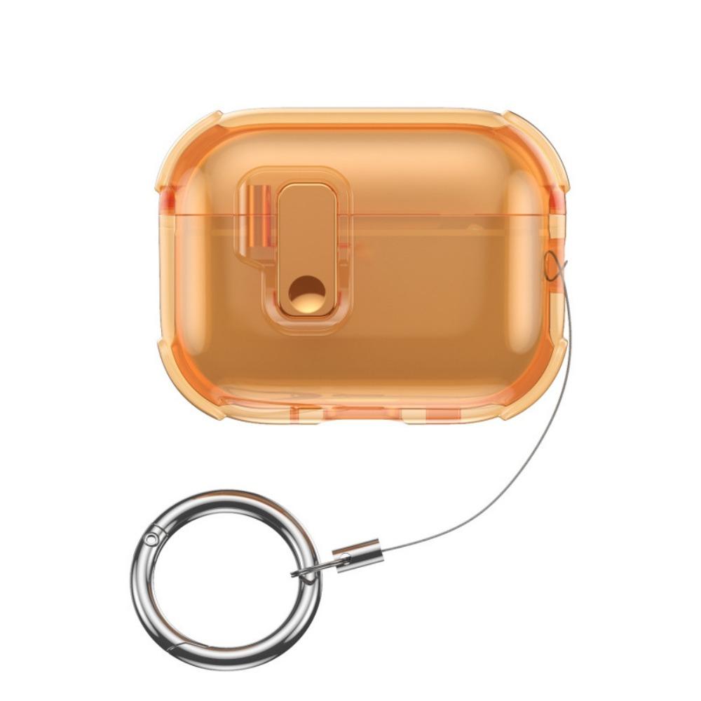 Lock Buckle Earphone Case Anti Drop with Lanyard Headphone Protective Cover Colorful Shockproof for AirPods Pro 3