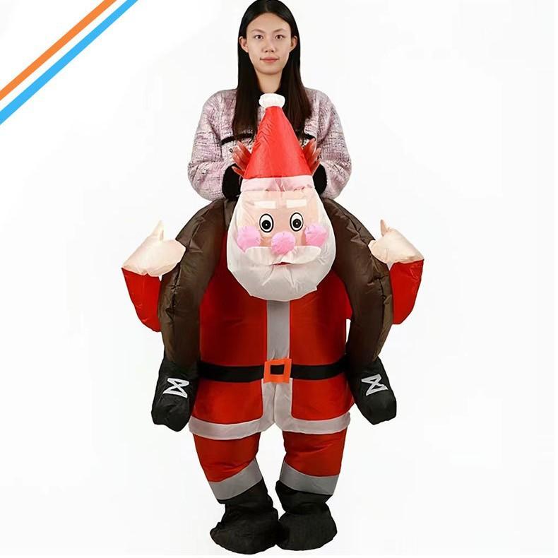 Christmas Elk Gingerbread Man Costume Party Party Atmosphere Props Santa Inflatable Costume