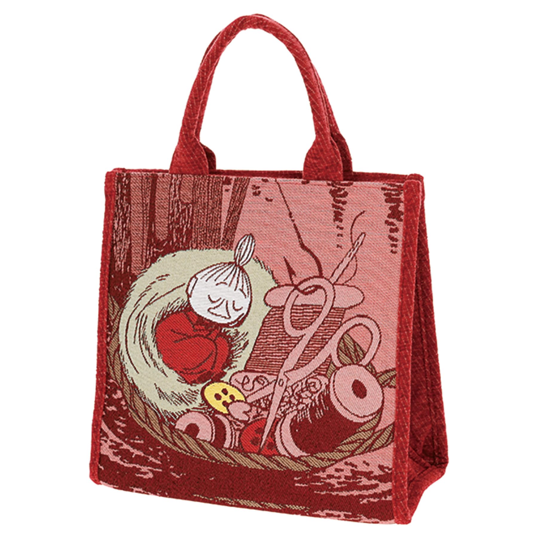 

Marushin mini bag MOOMIN In the sewing basket EVA processing Gobelin weave 1425032400