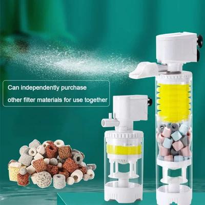 110-240V 3 In 1 Filter Aquarium 4-35W Built-in Aquarium Filters Filtration Oxygenation Feces Absorption Fish Tank Accessories