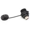 with Dust Cover Waterproof USB Connector IP67 Type C Socket Panel  Equipment Connection