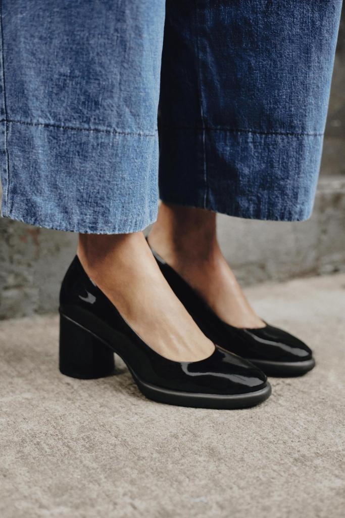 Czółenka ECCO Sculpted LX 55, Damskie, Czarne, Rozmiar 24,0 cm, 3E