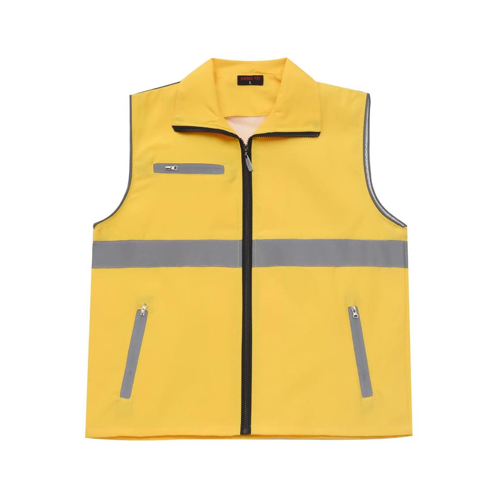 Custom Printed Reflective Volunteer Vest for Events and Construction Safety