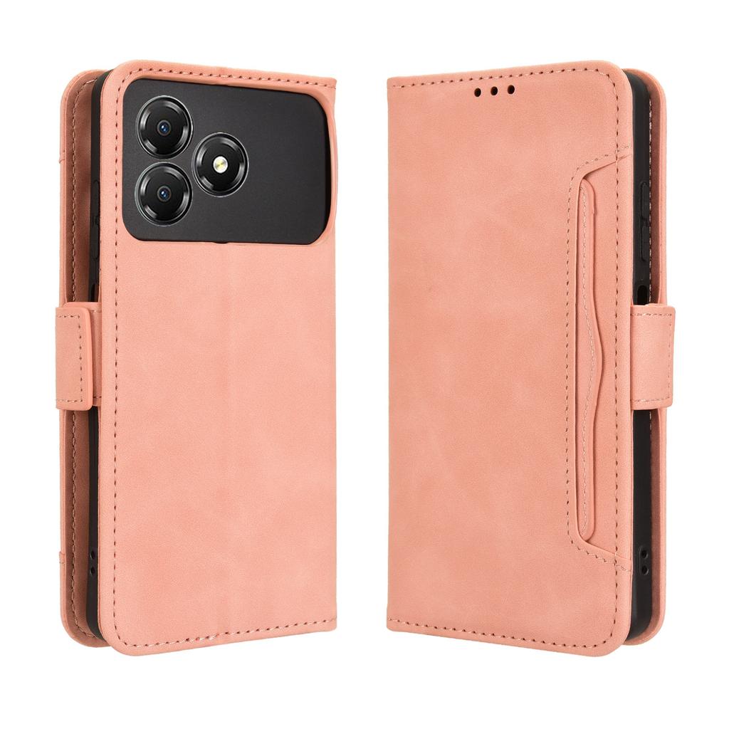For ZTE Blade A36 Leather Case Phone Wallet Cover with Multiple Card Slots