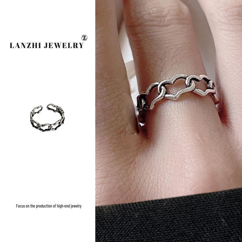 Inel Thai Argint pentru Femei, Stivuibil - Argint 925, Design de Nișă, Bijuterii Simple și Versatile