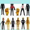 Hot Selling Toilet Man Vs Clock Man Handmade Model Toy For Children Gift Bag Packed Plastic Material Various Characters Figurine
