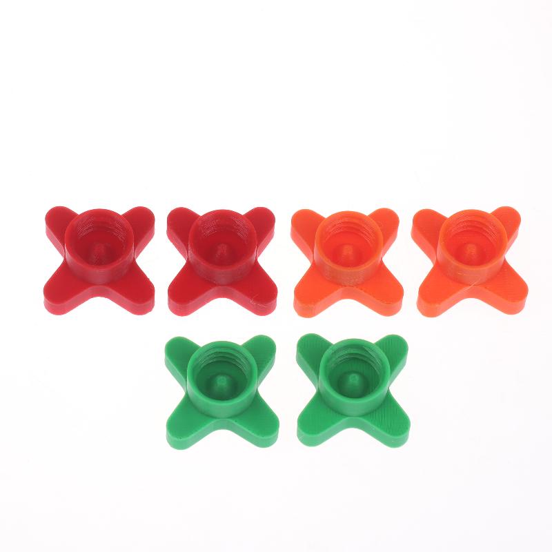 10 st Universella Tätningsmedelssparare Återanvändbara Gängade Tätningskapslar Anti-Torkning 3D-printad Plasttätningsmedelsöverdrag