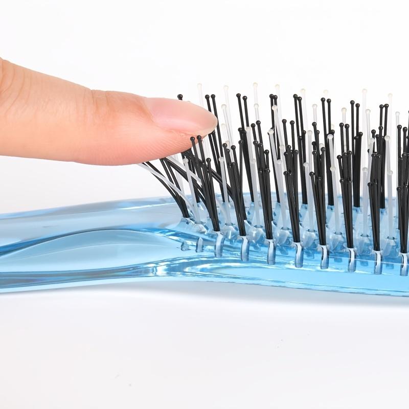 WANMEI Premium Head Massager Anti-static Scalp Brush Hair Massager Shampoo Brush Wet Plastic Detangling Brush Hair Cleaning Comb