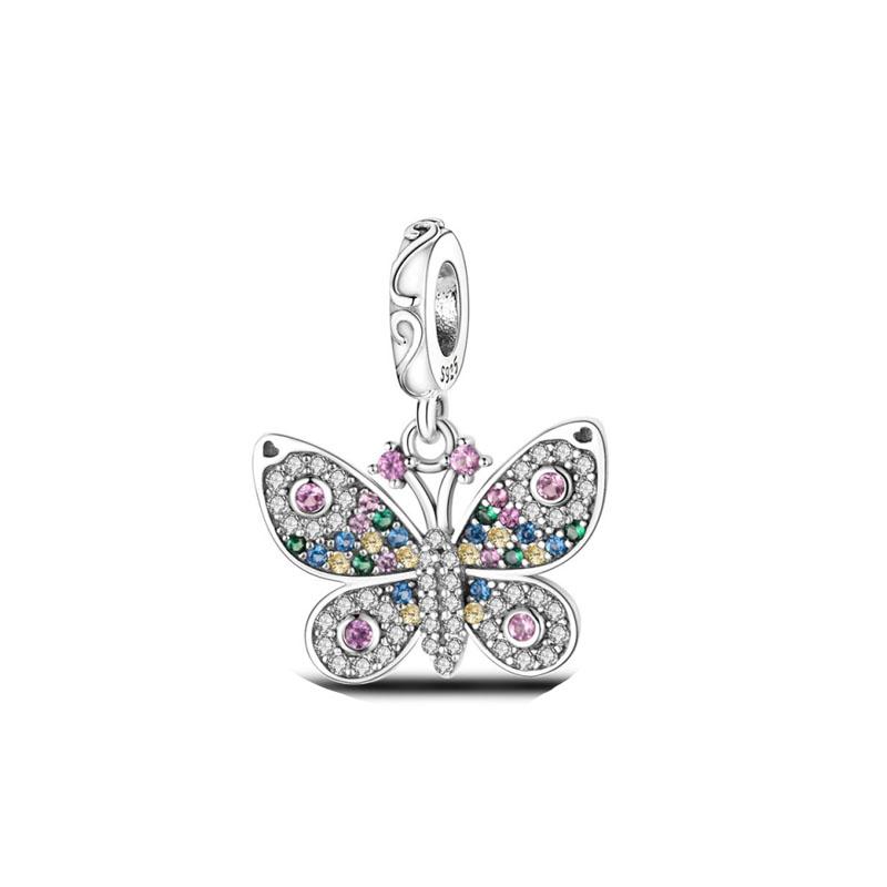 New Copper Beautiful Flower Series, Suitable For European Original Bracelet Diy Accessories, Exquisite Jewelry