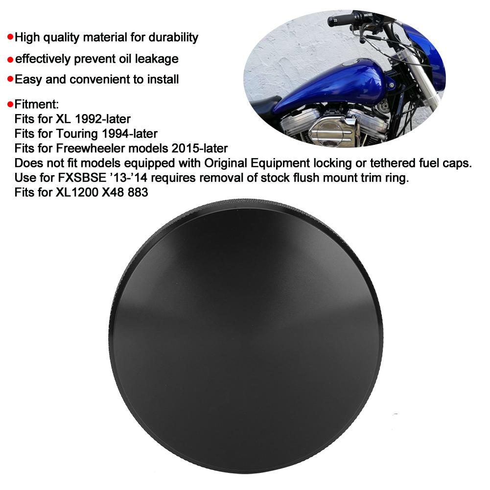 Aluminum Alloy Motorcycle Fuel Tank Oil Cap Cover Fits for XL1200 X48 883