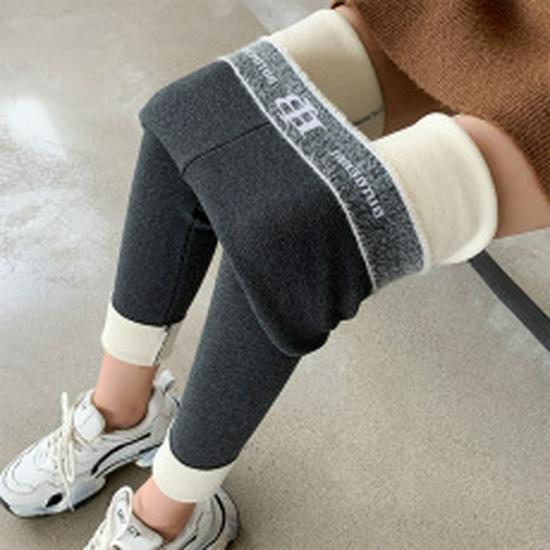 Autumn/Winter Thickened Velvet Lambskin Warm Cotton Harem Sports Pants