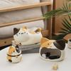 Ceramic Cat Tissue Box Luxury Paper Storage Holder Bathroom Decor Napkin Organizer  Hotel